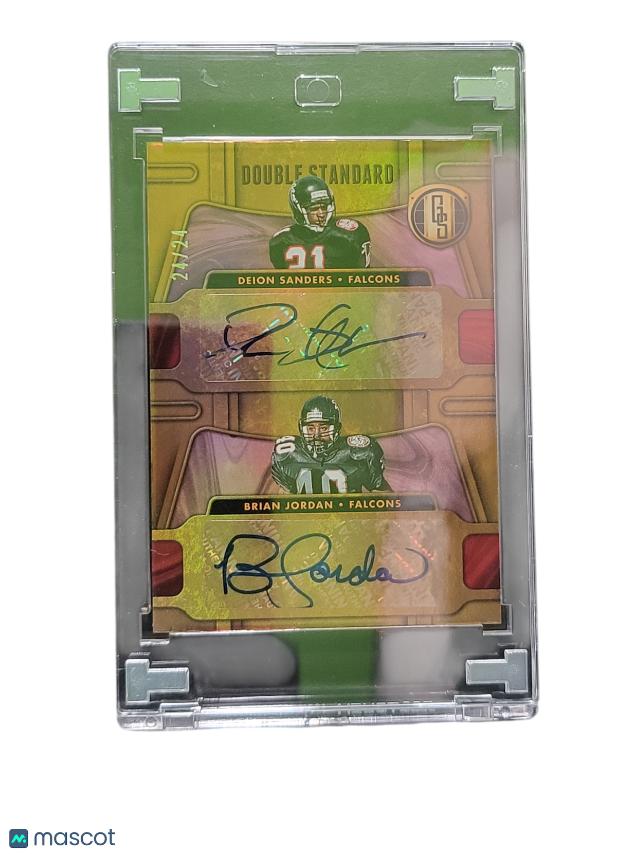 2024 Panini Gold Standard  Brian Jordan Deion Sanders #DS-ATL Dual Auto /24