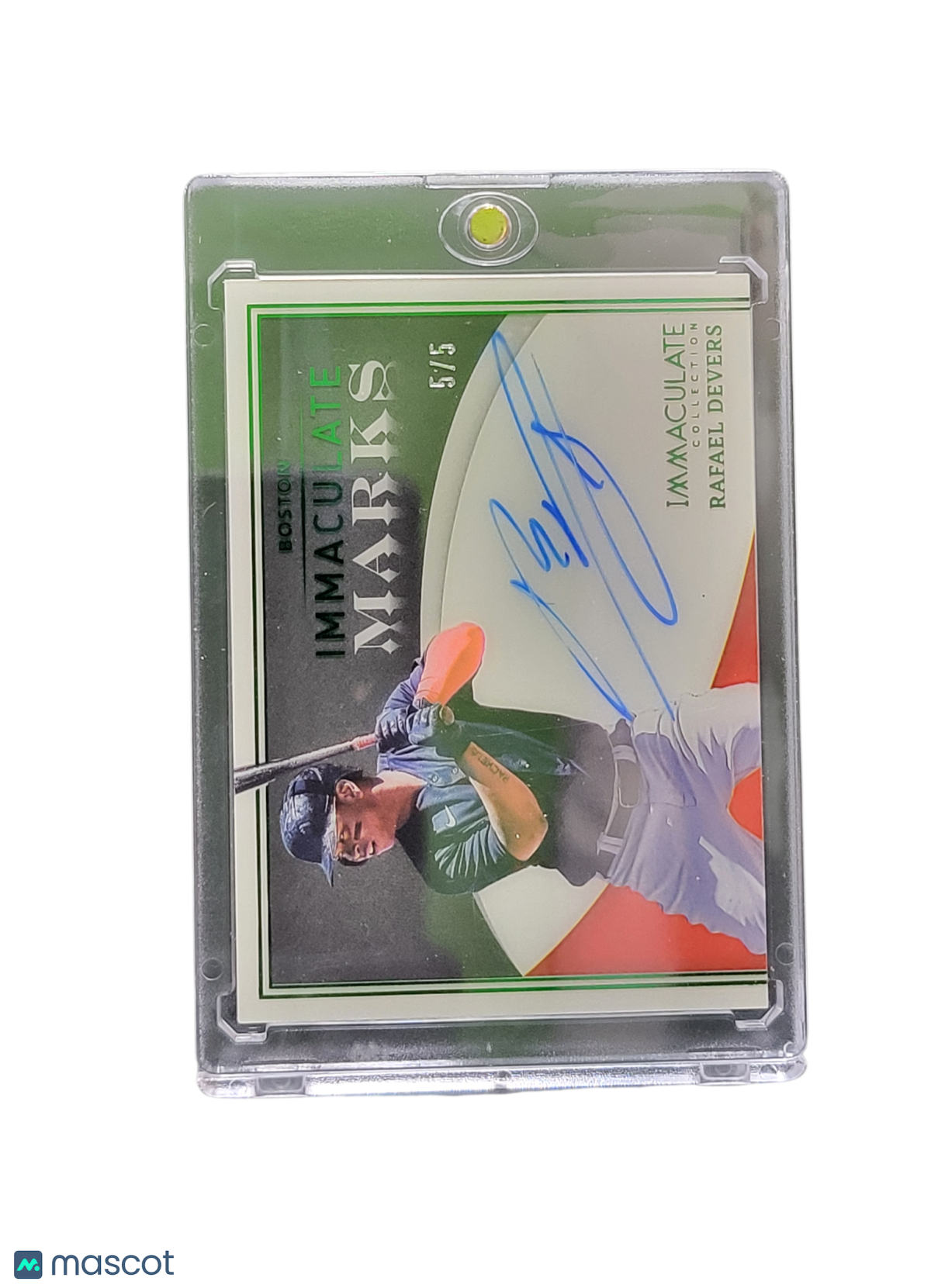 2022 Panini Immaculate Collection Immaculate Marks Rafael Devers #IM-RD 5/5