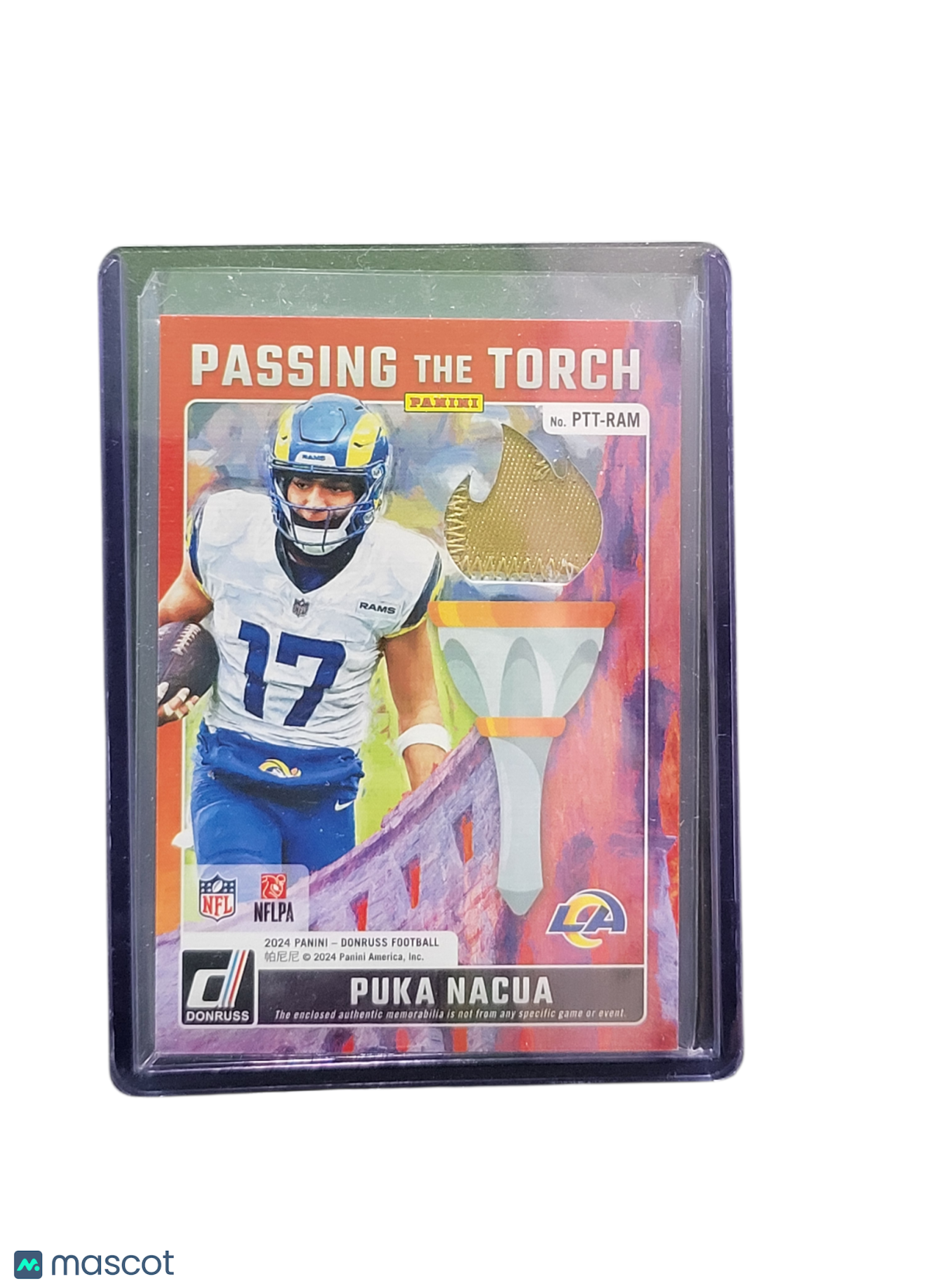 2024 Panini Donruss Passing the Torch Torry Holt Puka Nacua #PTT-RAM Memorabilia