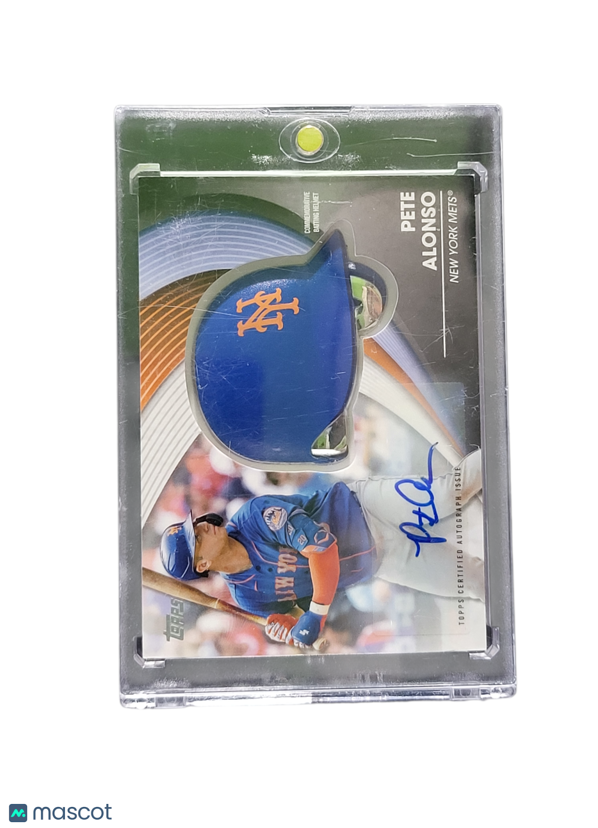 2022 Topps  Pete Alonso #BH-PA Batting Helmet Card /11 Certified Auto Issue