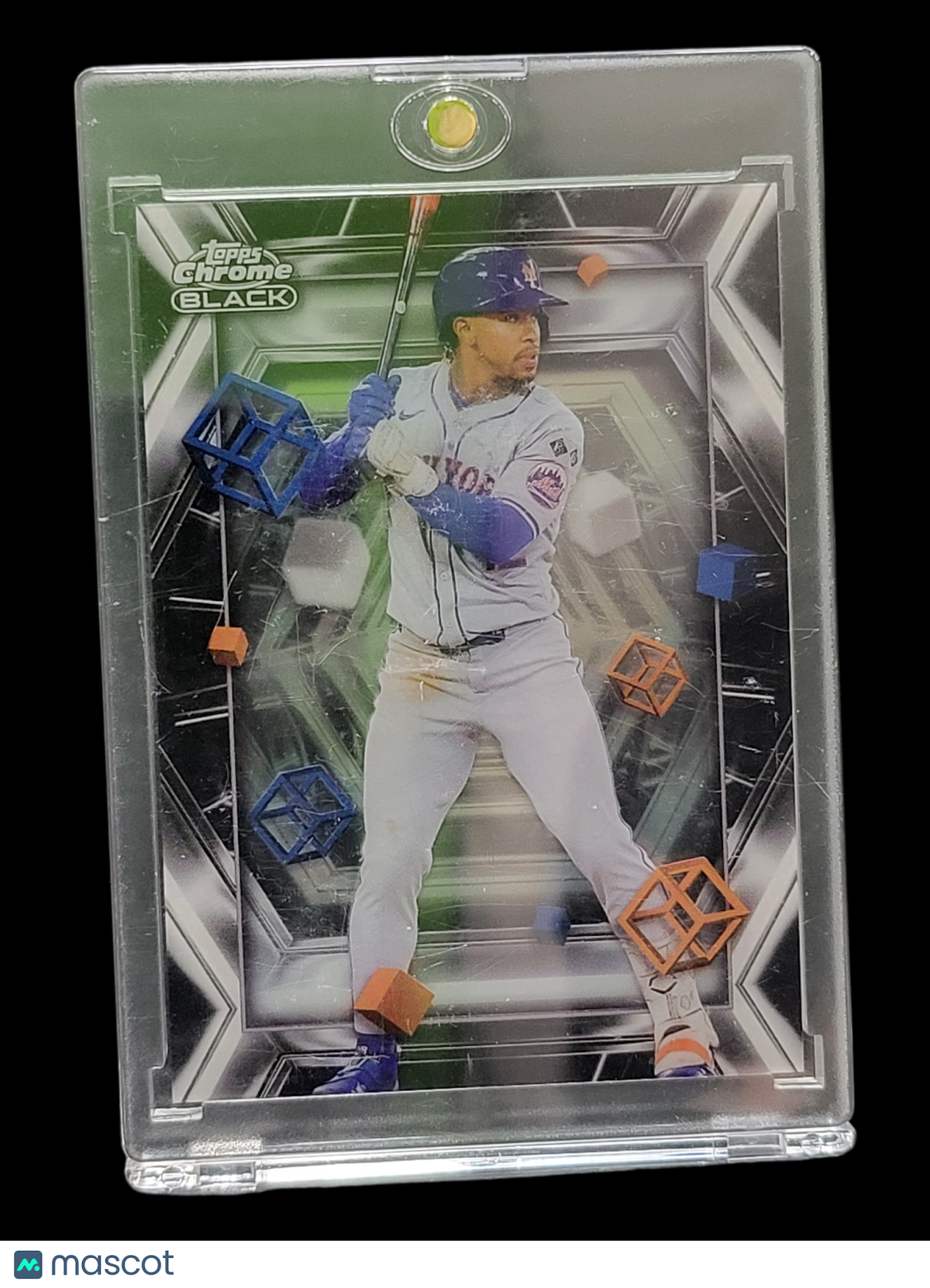 2025 Topps Chrome Black Francisco Lindor #DOD-13 Green
