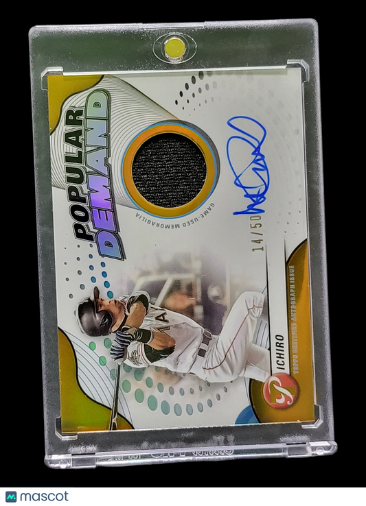 2024 Topps Pristine Popular Demand Ichiro #DPAR-I Relic Certified Auto