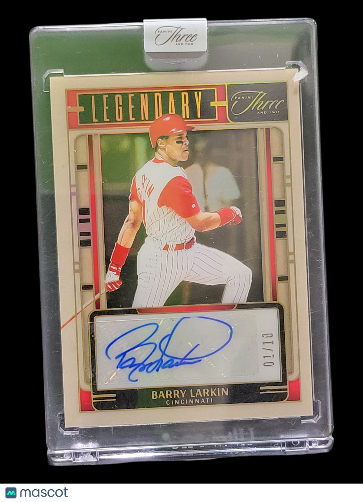2025 Panini Three and Two Baseball Barry Larkin #LS-BL 01/10
