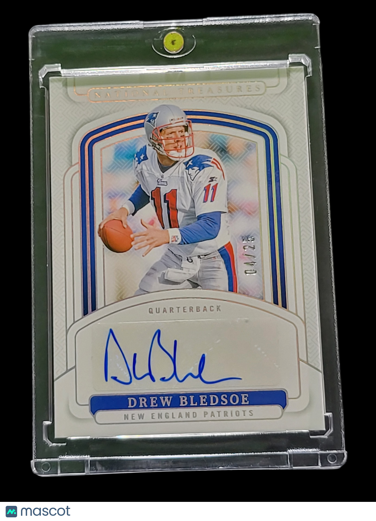 2025 Panini National Treasures Drew Bledsoe #SIGS-DBE 04/25