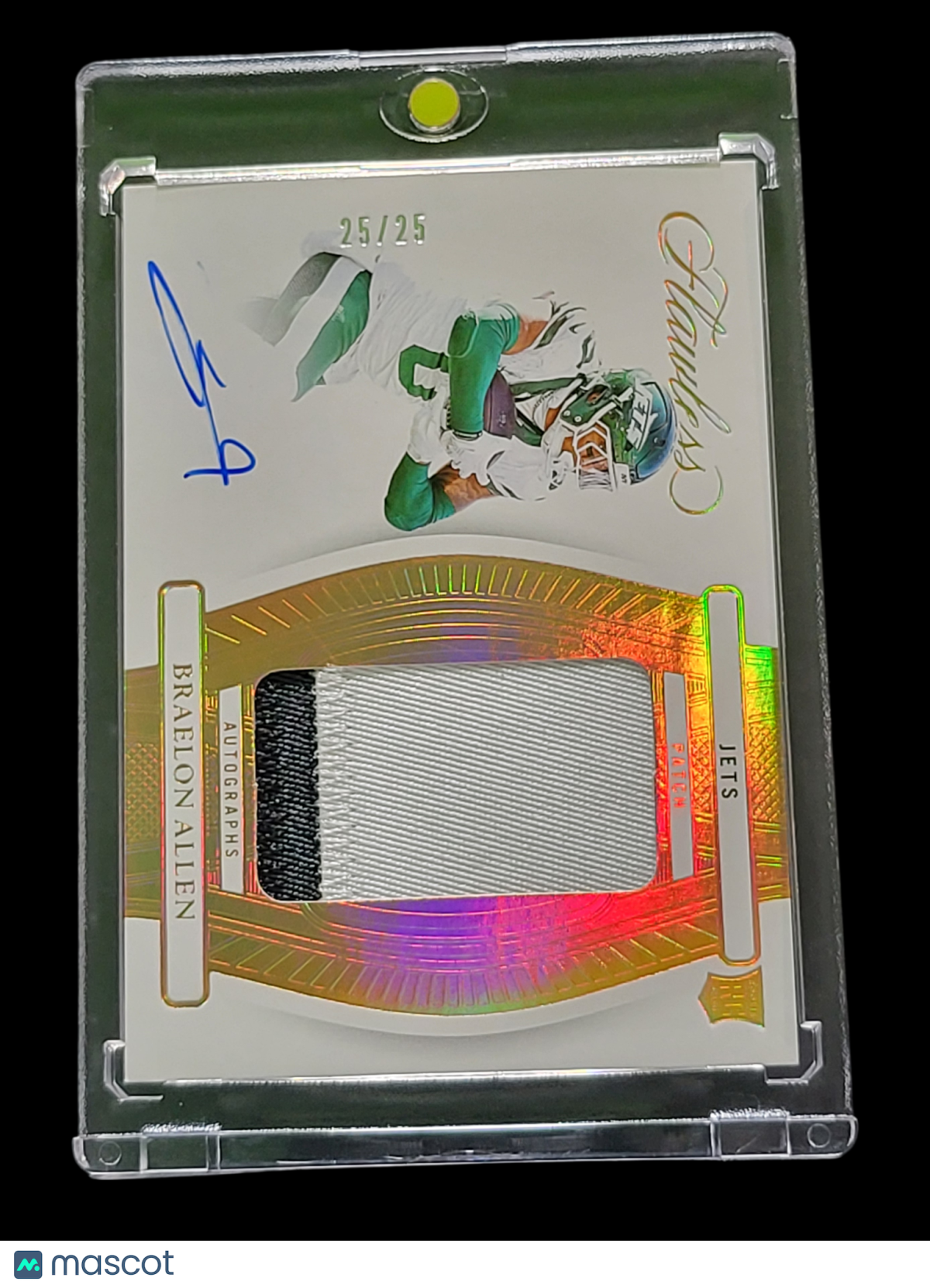 2025 Panini Flawless Braelon Allen #RPA-BAN Autograph Patch 25/25