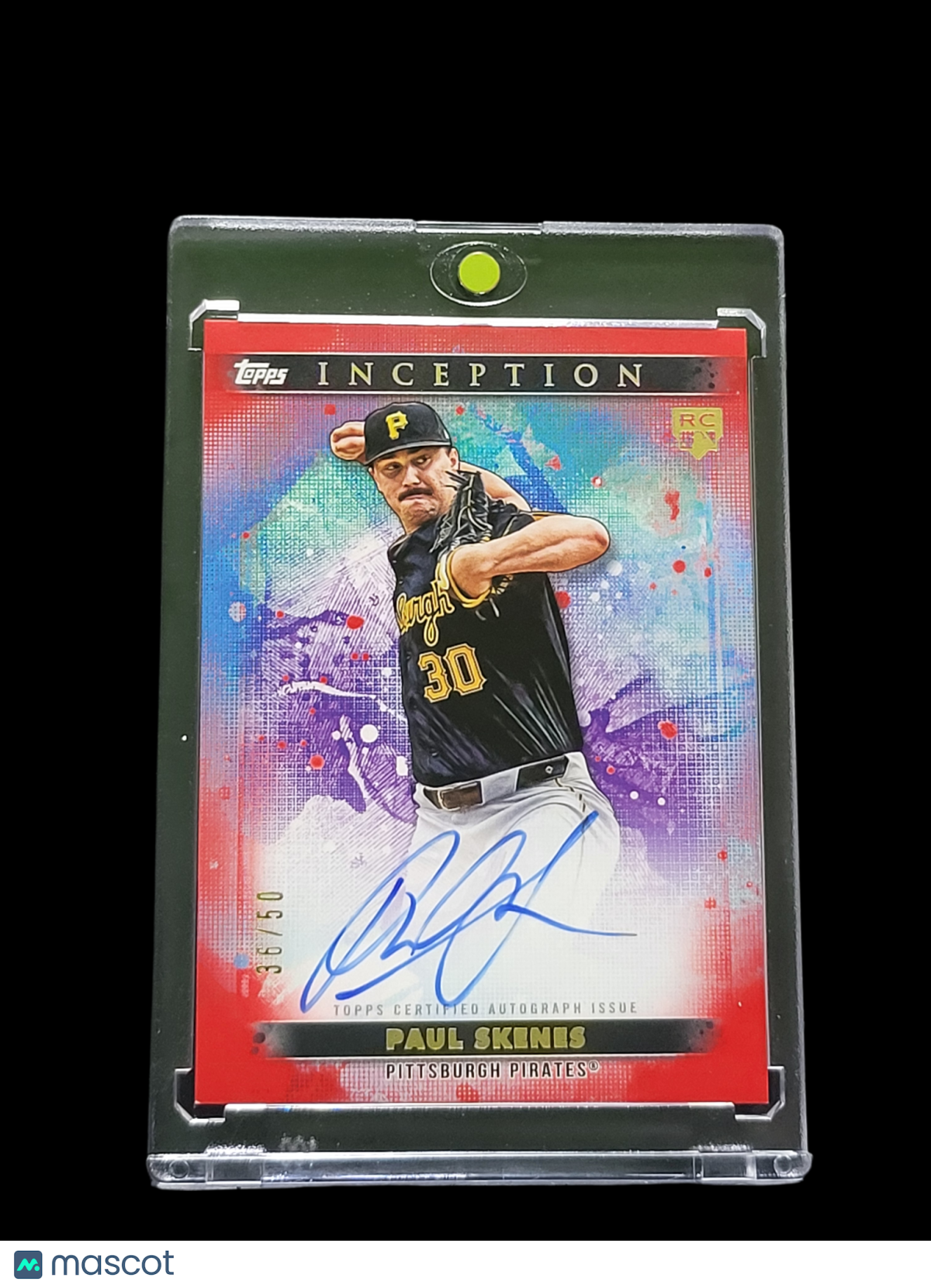 2024 Topps Inception Paul Skenes #BRES-PS Red RC 36/50