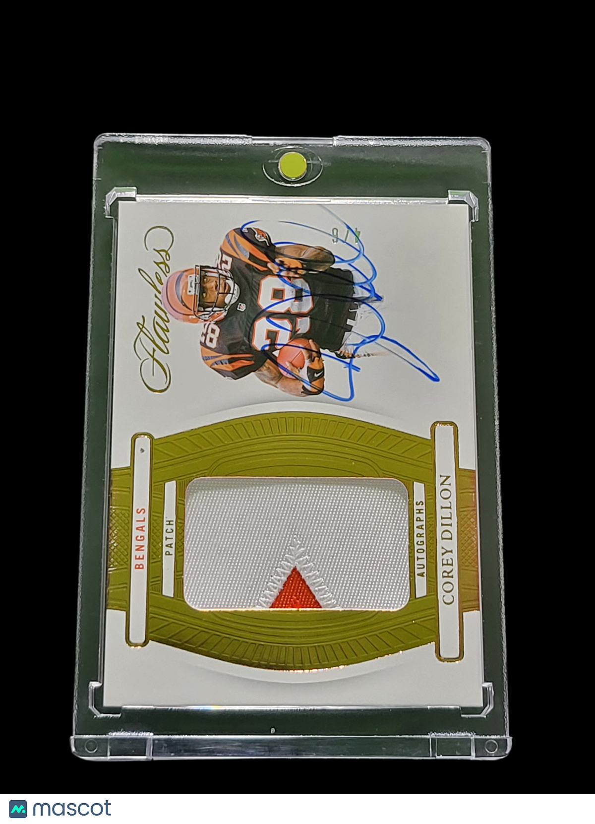 2025 Panini Flawless Corey Dillon #PA-CDN Autograph Patch