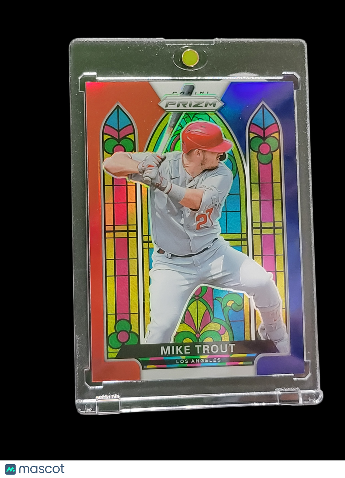 2021 Panini Prizm Stained Glass Mike Trout