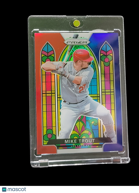2021 Panini Prizm Stained Glass Mike Trout