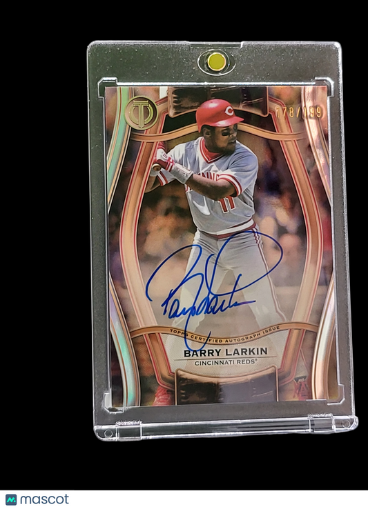 2025 Topps Tribute Baseball Barry Larkin #PTGA-BL 30/30 Pillars of the Game Auto