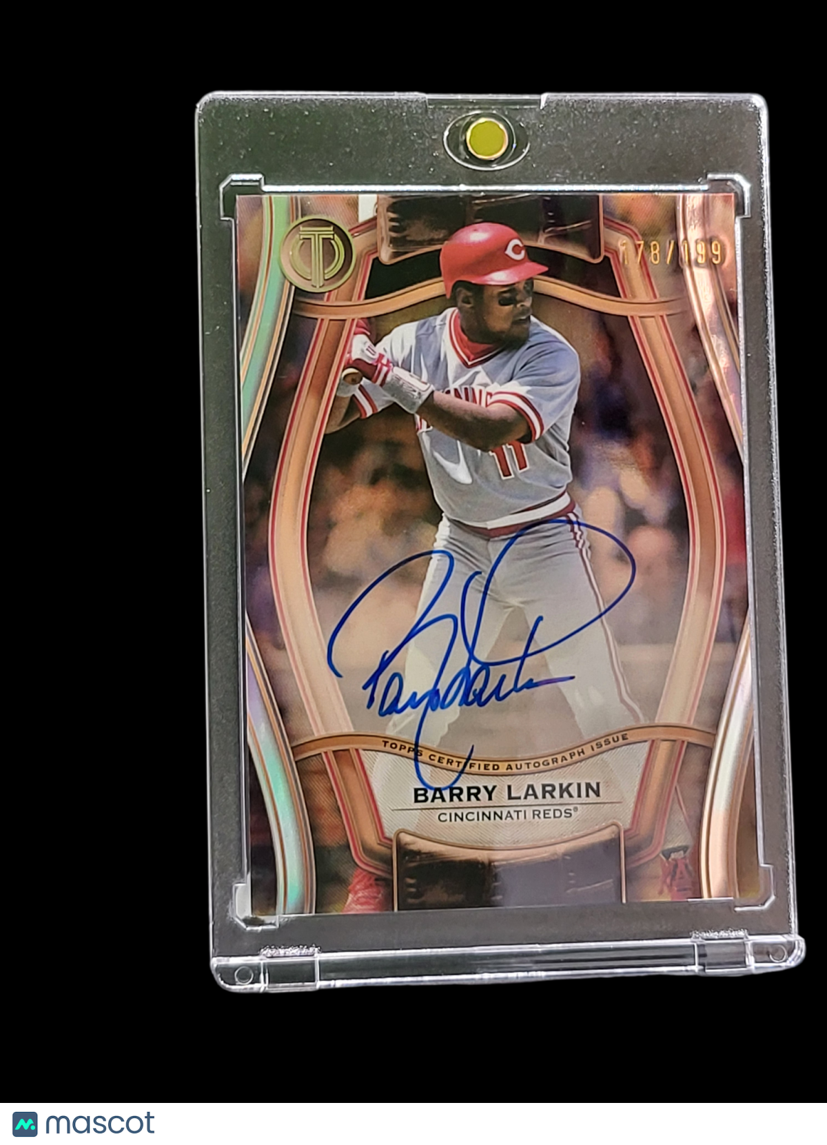 2025 Topps Tribute Baseball Barry Larkin #PTGA-BL 30/30 Pillars of the Game Auto