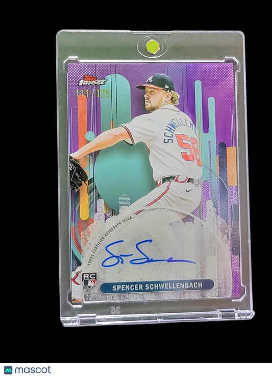 2025 Topps Finest Spencer Schwellenbach #FA-SSC Purple RC