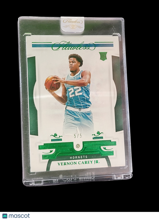 2021 Panini Flawless Vernon Carey Jr. #100 Emerald 5 / 5