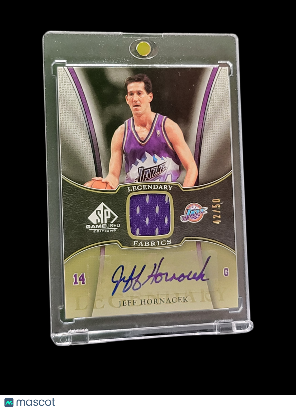 2006 Upper Deck SP Game Used Legendary Fabrics Jeff Hornacek #LF-JH