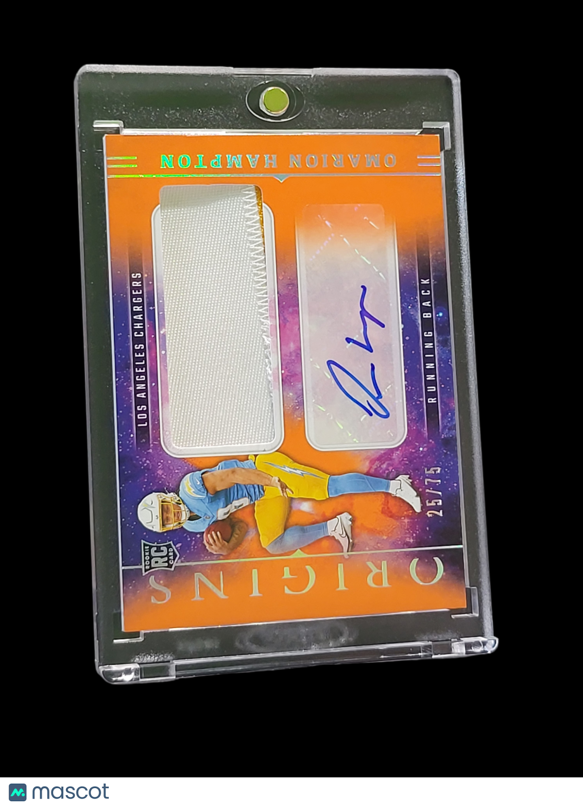 2025 Panini Origins Omarion Hampton #RJJ-OHN 25/75 Patch RC Memorabilia