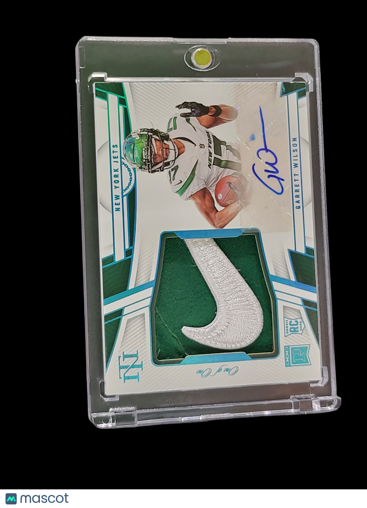 2023 Panini National Treasures Garrett Wilson #NPA-GW RC Patch