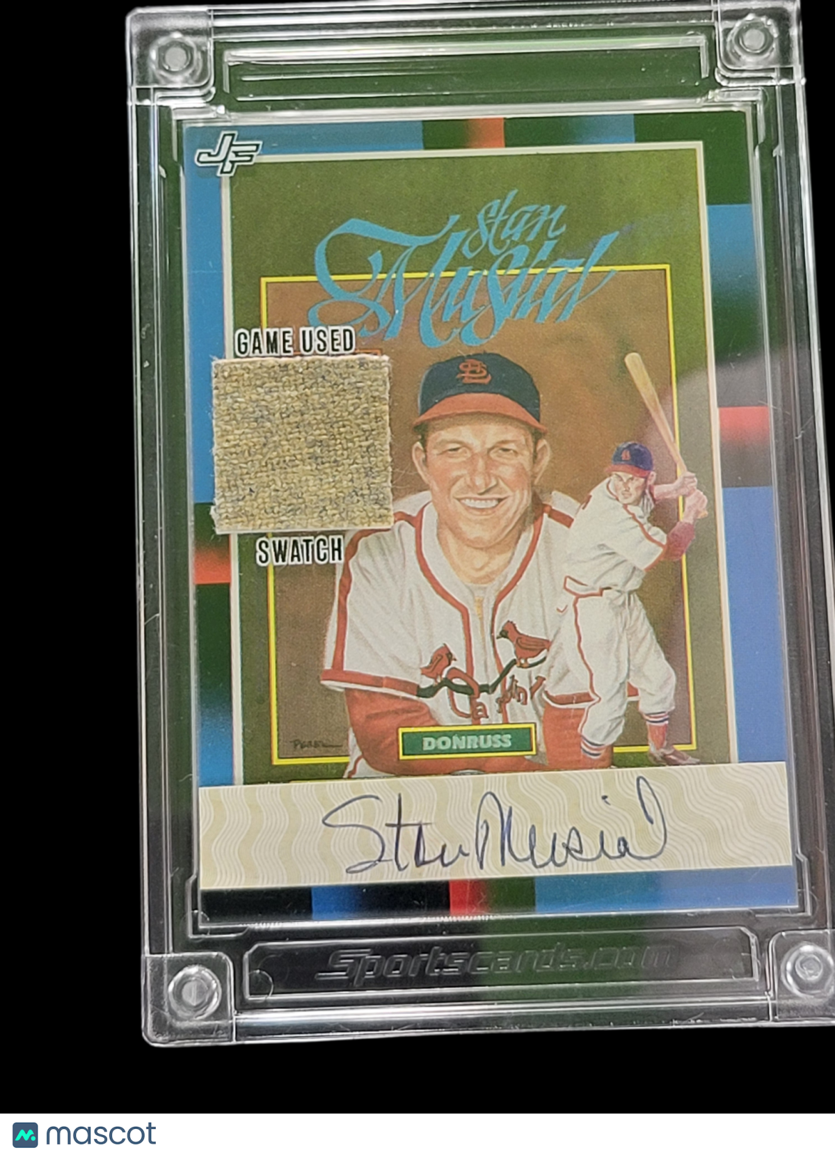 2022 Jersey Fusion Donruss Stan Musial #SM54 Game Used Swatch Auto