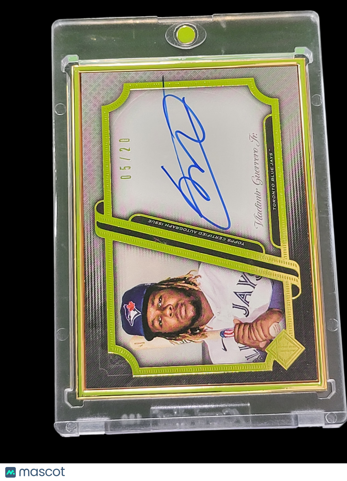 2021 Topps Tier One Vladimir Guerrero Jr. #TCA-VGJ Green 05/20
