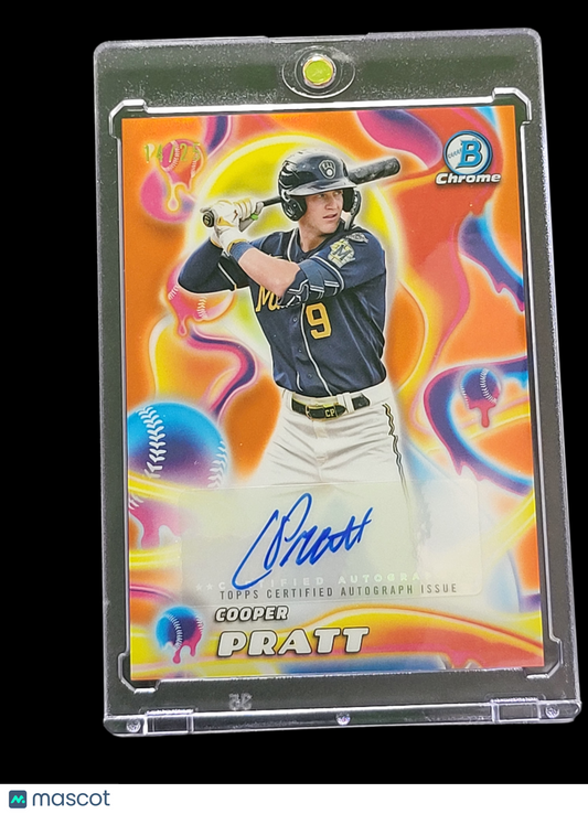 2025 Bowman Chrome Melt Mashers Cooper Pratt #MMA-CP Orange /25