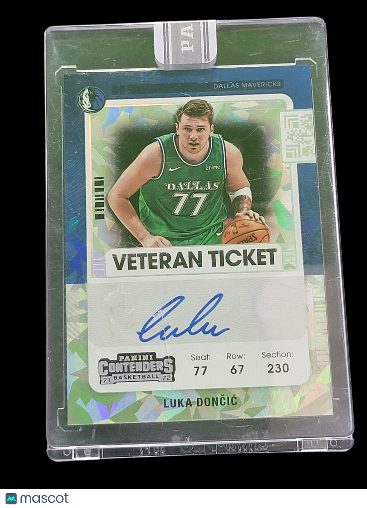 2022 Panini Contenders Basketball Luka Dončić #VT-LDC White Box 1/1