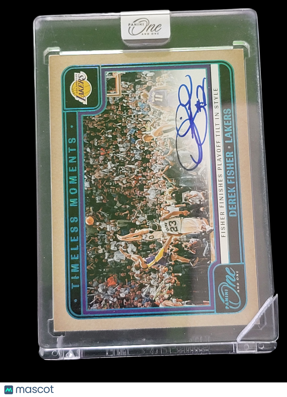 2025 Panini One and One Timeless Moments Derek Fisher #TMA-FIS 1/1