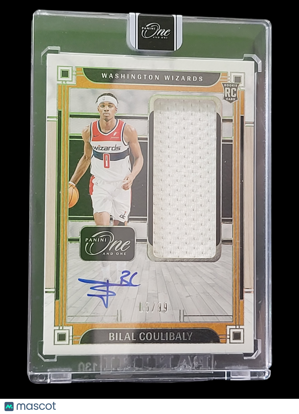 2024 Panini One and One Bilal Coulibaly #RJJ-BCB Jumbo Patch 15/99 RC