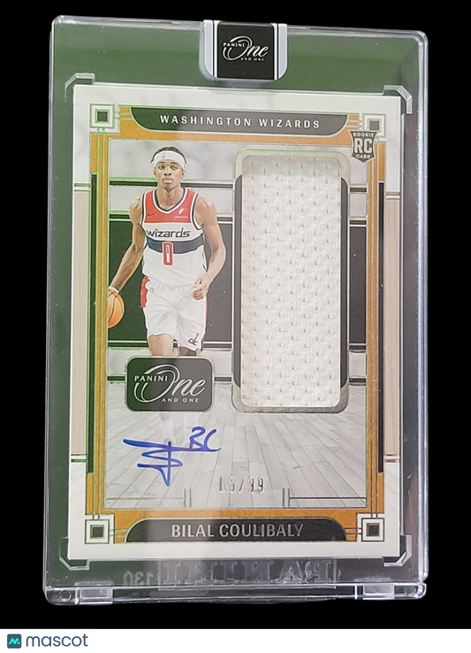 2024 Panini One and One Bilal Coulibaly #RJJ-BCB Jumbo Patch 15/99 RC