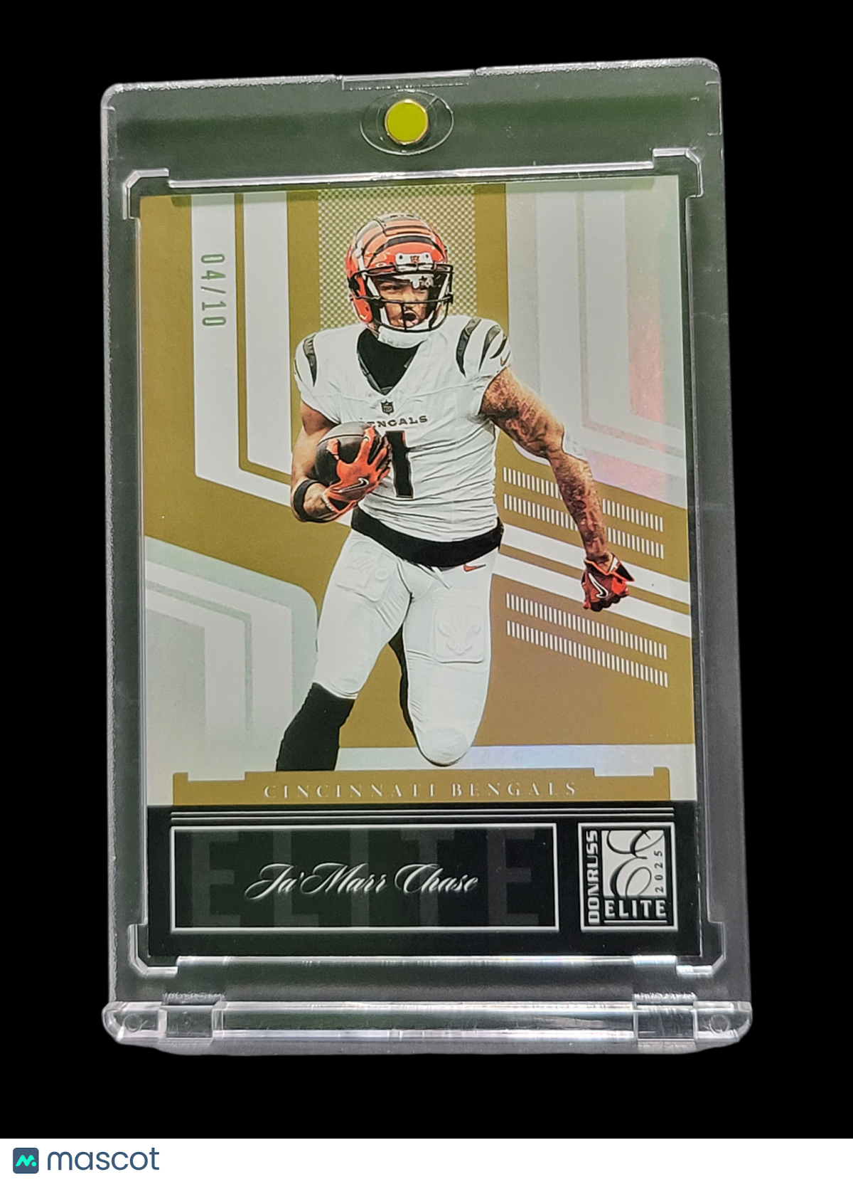 2025 Panini Donruss Elite Ja'Marr Chase #40 Gold 04/10
