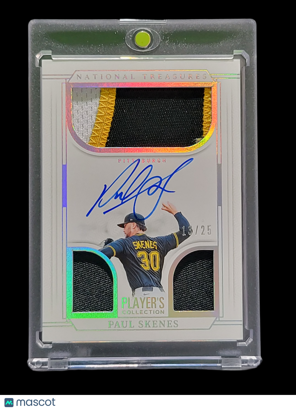 2025 Panini National Treasures Baseball Paul Skenes #PC-PSK Patch /25