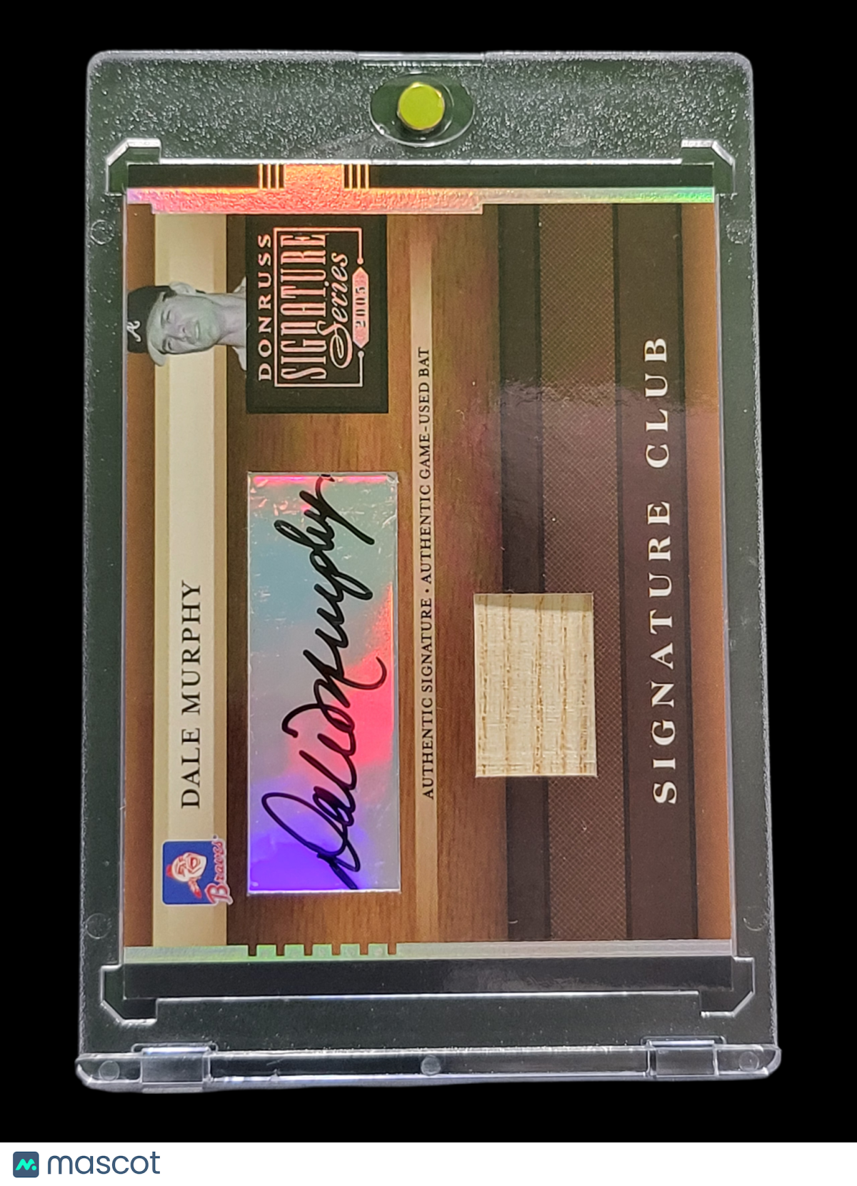 2005 Donruss Signature  Club Dale Murphy #SC-5 Authentic Game-Used Bat