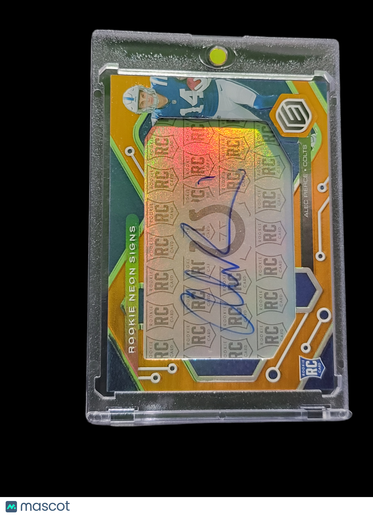 2022 Panini Elements Rookie Neon Signs Alec Pierce #RNS-AP RC 024/125