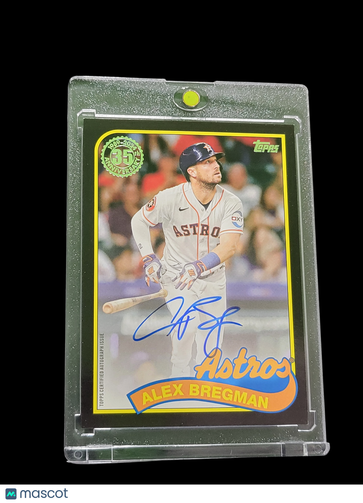 2024 Topps 1989 Topps Baseball Autograph Alex Bregman #89BA-AB Black 15/99