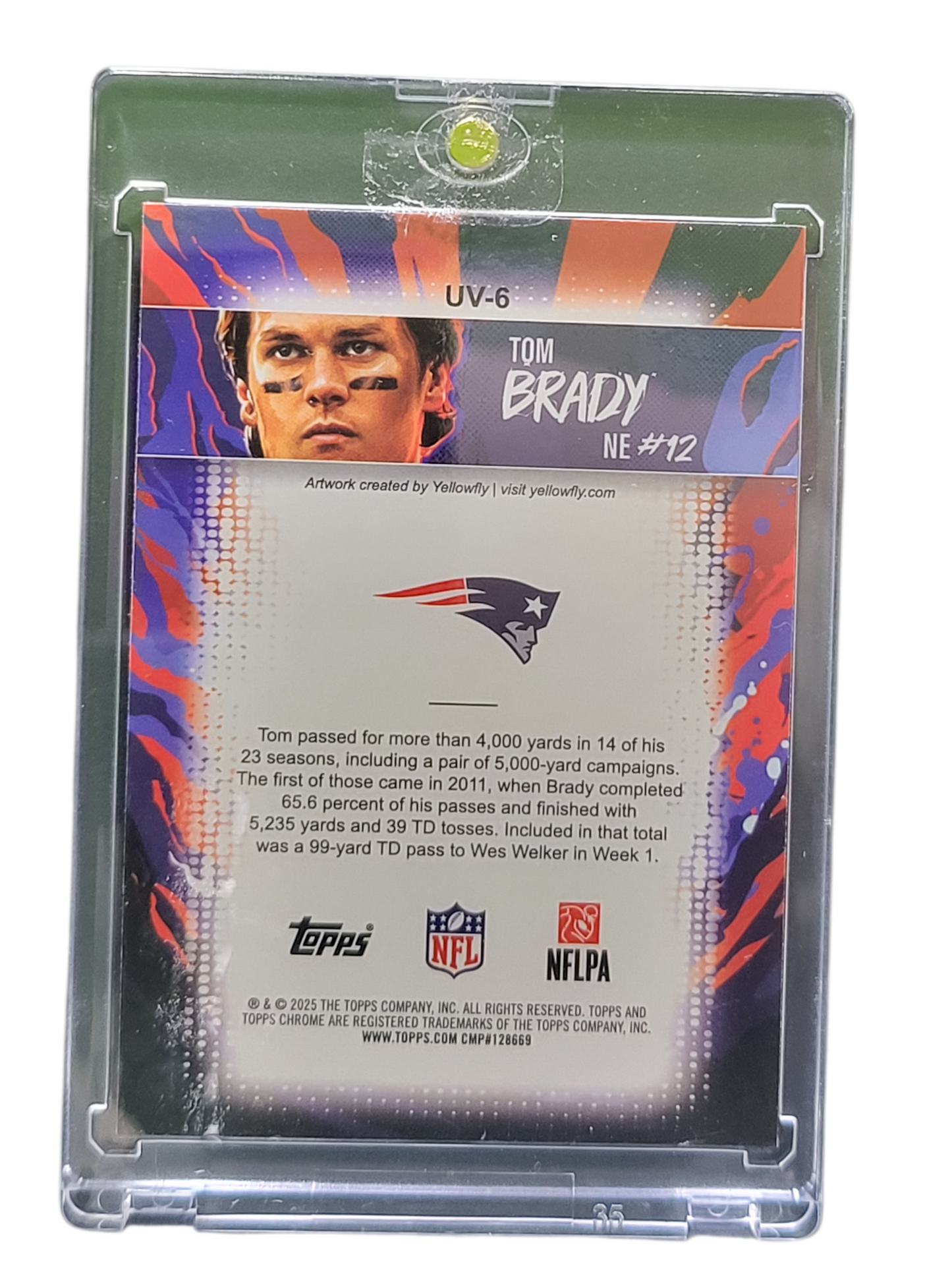 2025 Topps Ultra Violet Tom Brady #UV-6