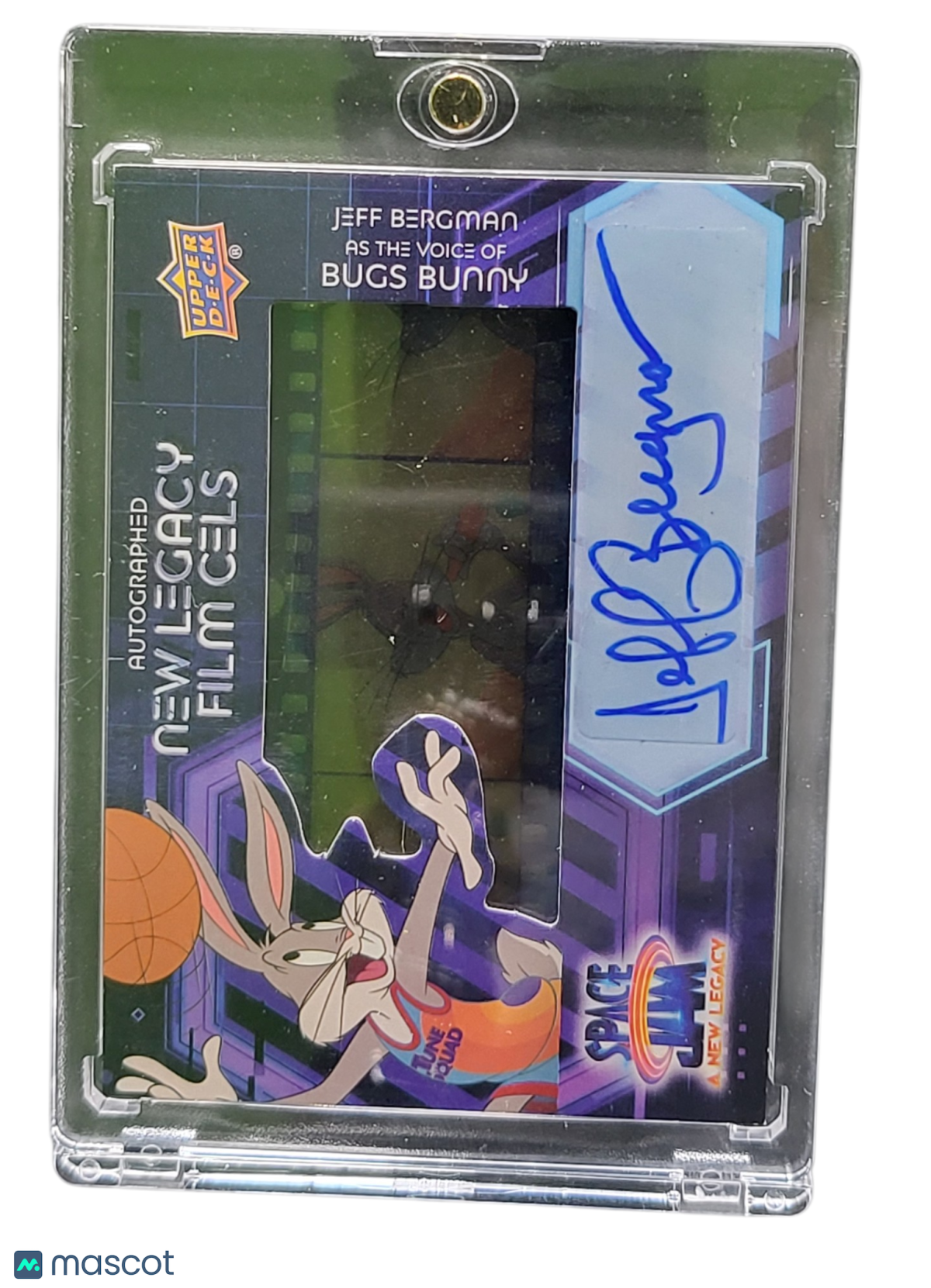 2021 Upper Deck Space Jam: A New Legacy Film Cels Jeff Bergman Film Cel Autograph #FCA-JB