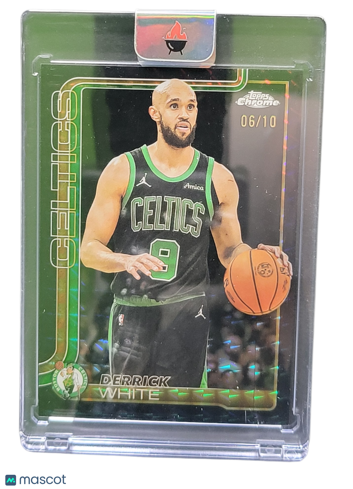 2025 Topps Chrome Derrick White #71 Green 06/10