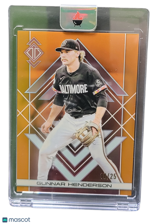 2025 Topps Tribute Gunnar Henderson #10 Orange 18/25