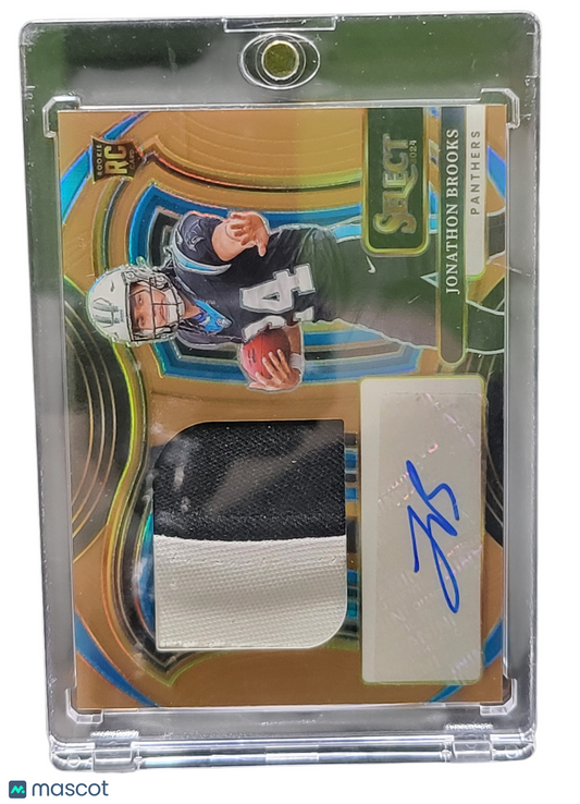 2025 Panini Select Rookie Jonathon Brooks #JRSS-JBS Patch RC 35/49 Jumbo