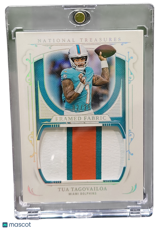2026 Panini National Treasures Football Tua Tagovailoa #FF-TTA  Fabric /25