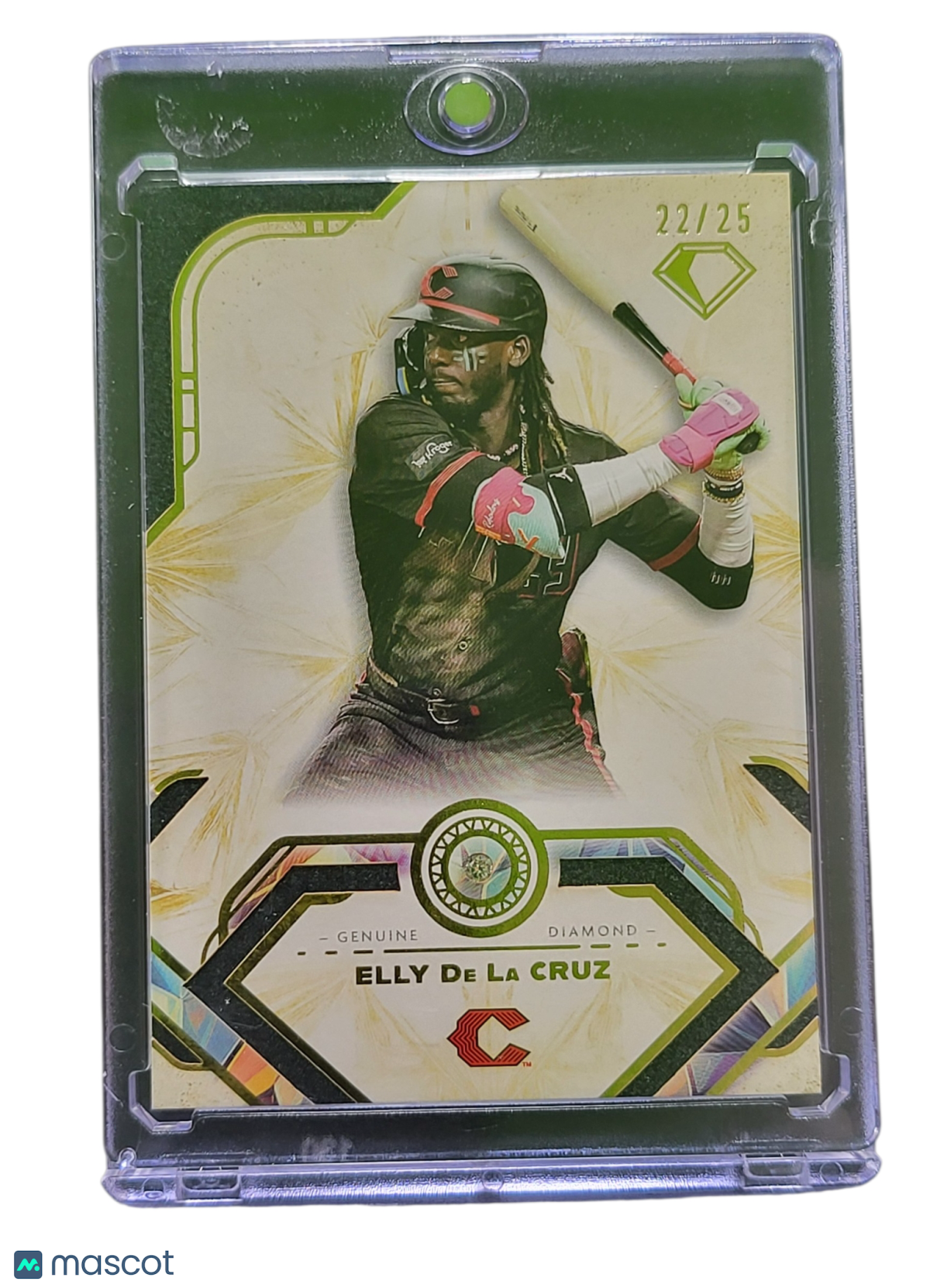 2025 Topps Gilded Collection Elly De La Cruz #88 Gold 22/25 Genuine Diamond