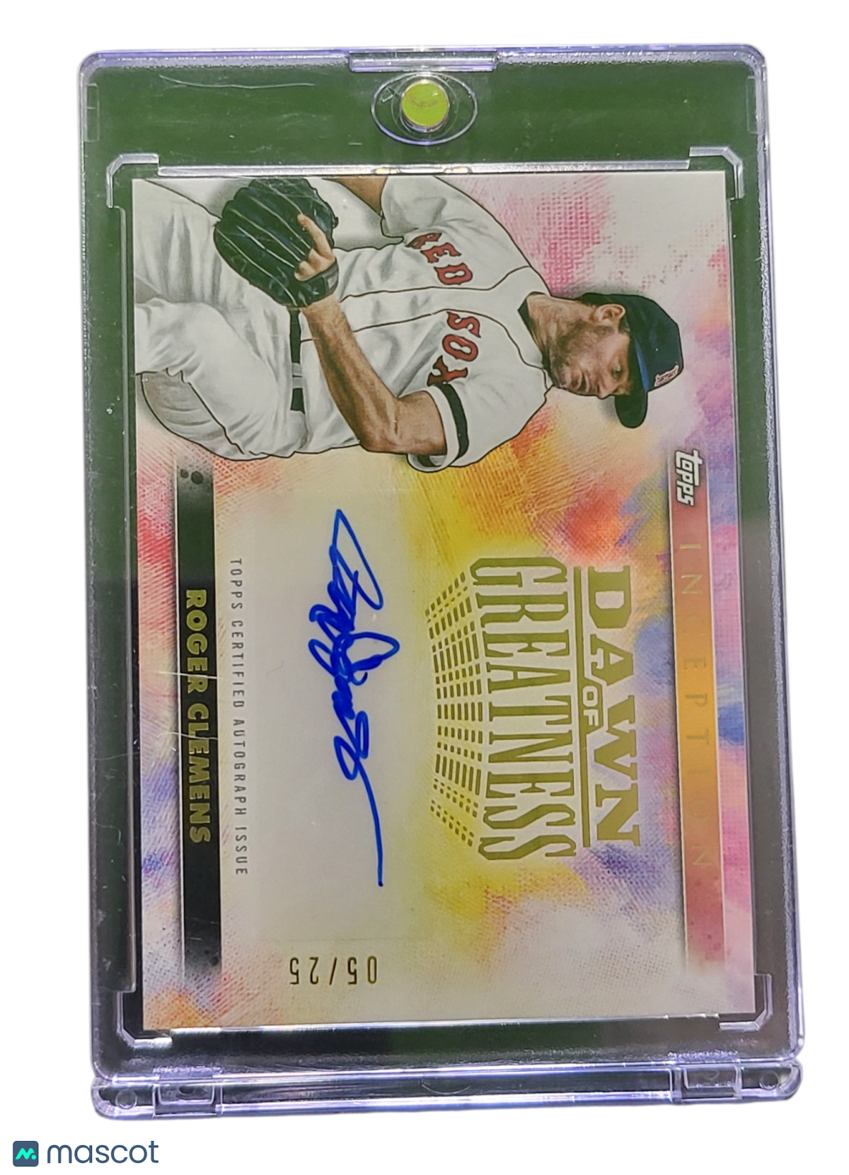 2024 Topps Inception Dawn of Greatness Roger Clemens #DGA-RCL