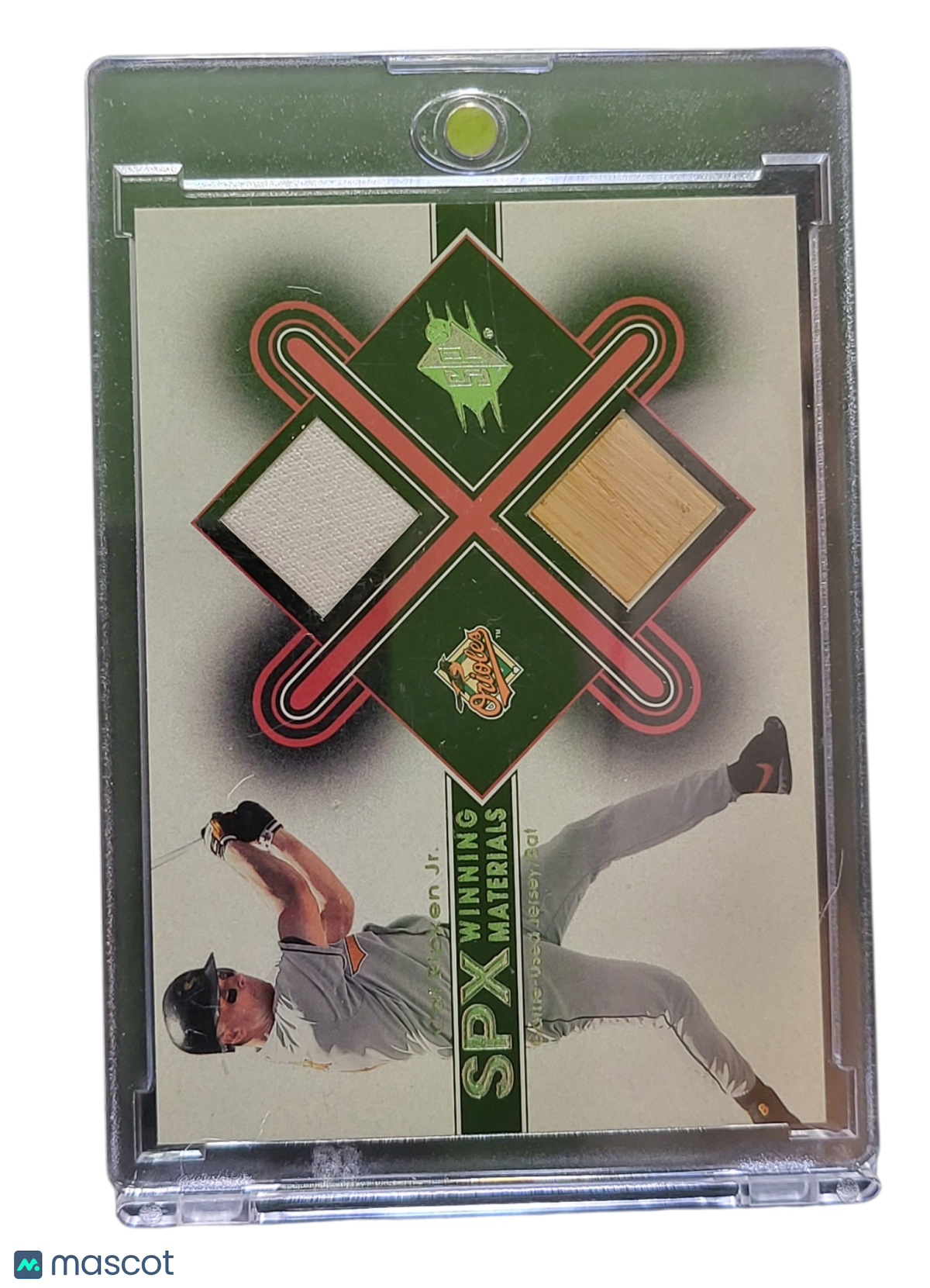 2001 Upper Deck SPx Winning Materials Cal Ripken Jr. #CR Game-Used Bat Jersey