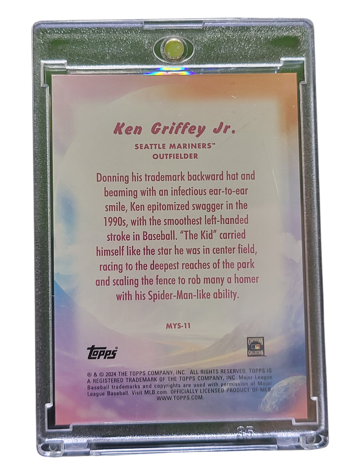 2024 Topps Mystical Ken Griffey Jr. #MYS-11 Rainbow Foil 213/299