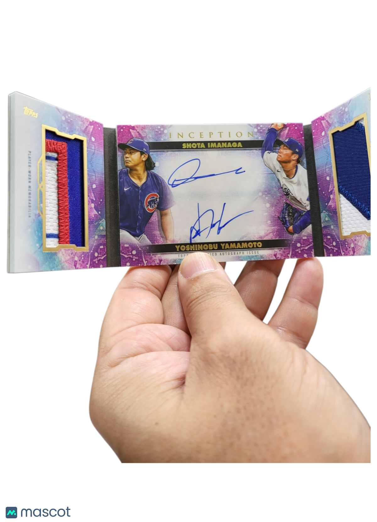 2024 Topps Inception Yoshinobu Yamamoto Shota Imanaga #IDBC-YS Patch Dual Auto