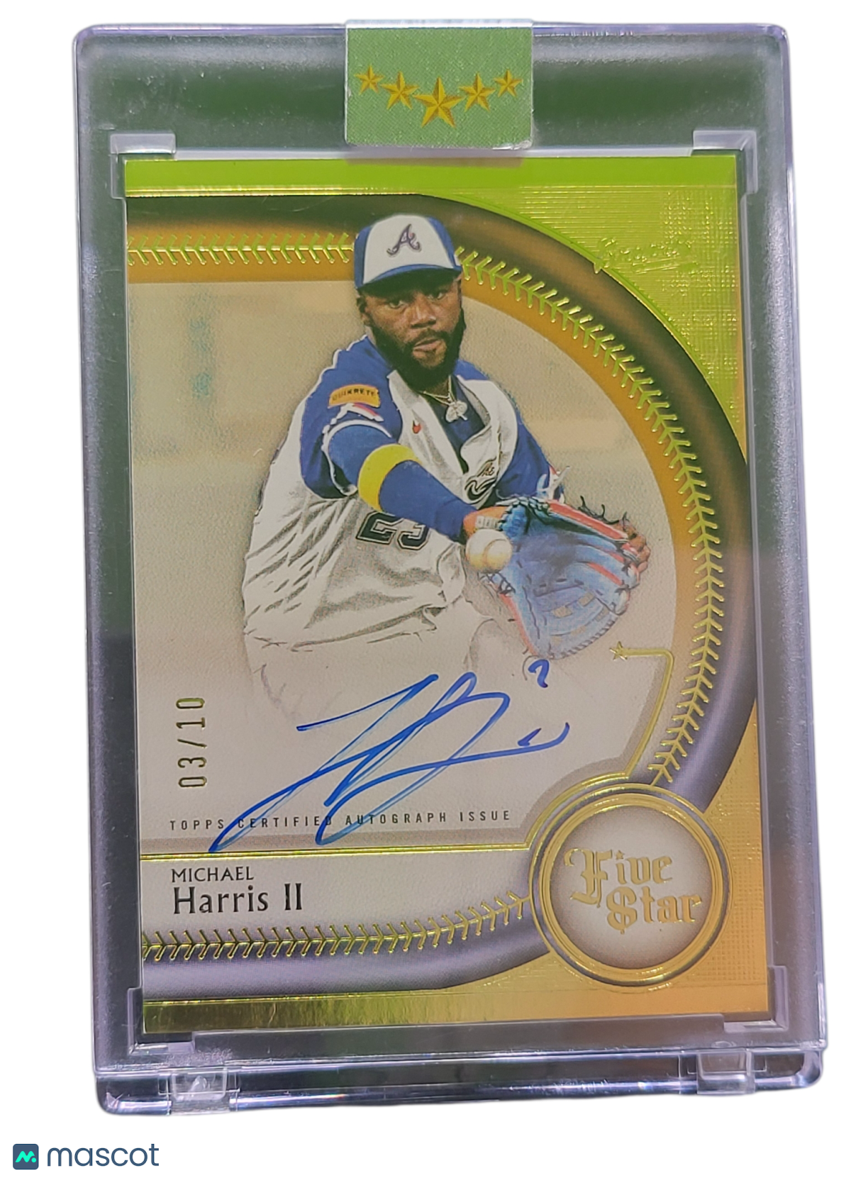 2024 Topps Five Star Michael Harris II #FSA-MHA Gold 03/10