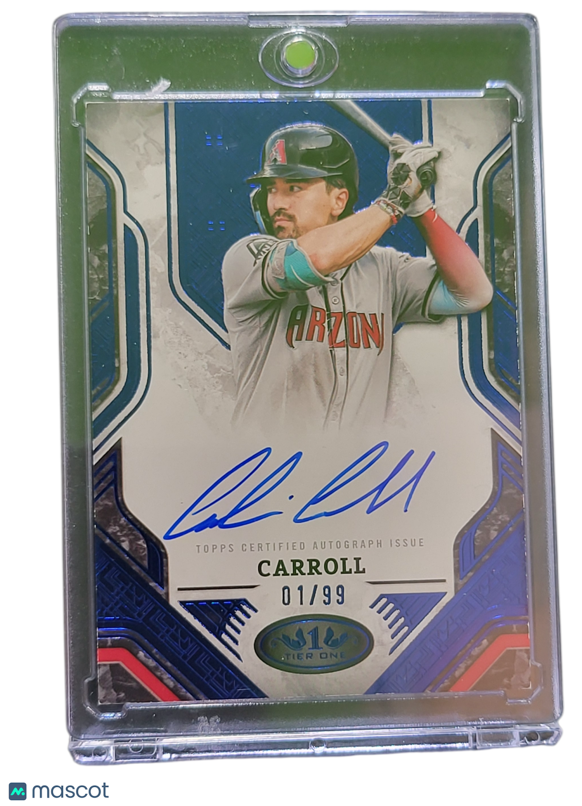 2025 Topps Tier One Corbin Carroll #PPA-CC Blue 01/99