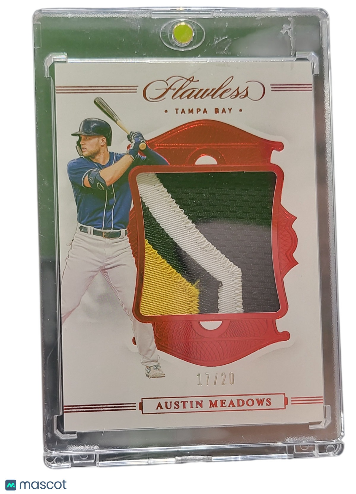 2020 Panini Flawless Baseball Austin Meadows #P-AM 17/20 Patch Memorabilia
