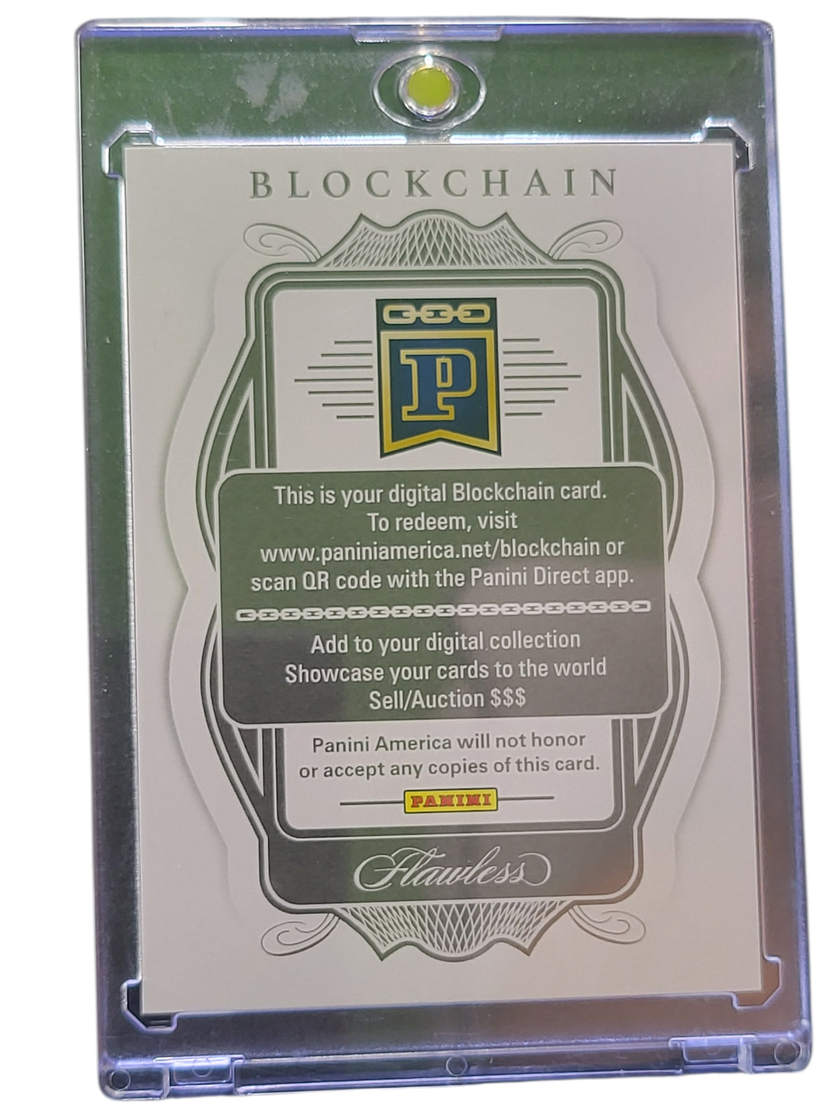 2020 Panini Flawless Baseball Austin Riley #15 Blockchain Digital Only