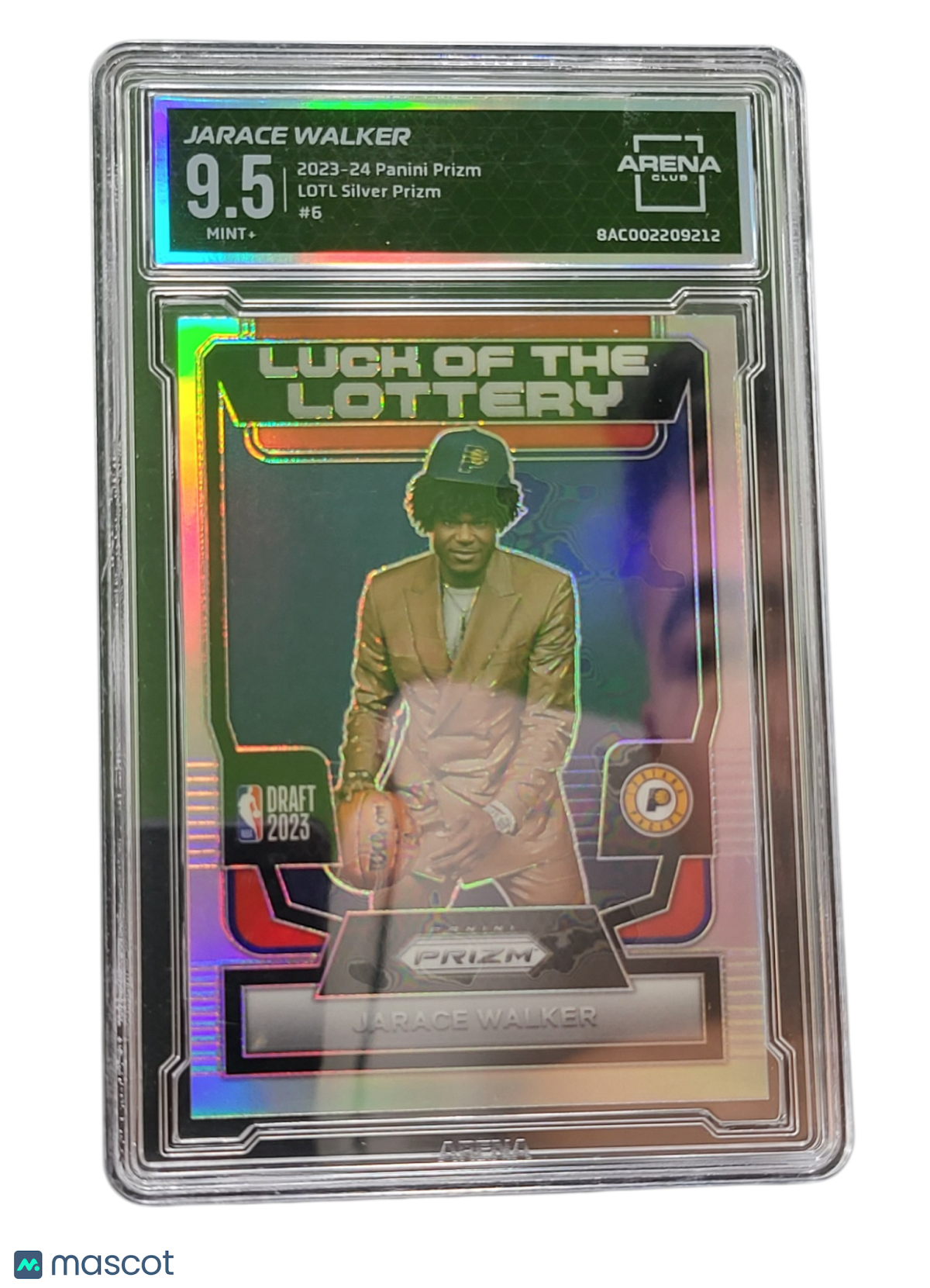 2023 Panini Prizm Luck of the Lottery Jarace Walker #6 Silver