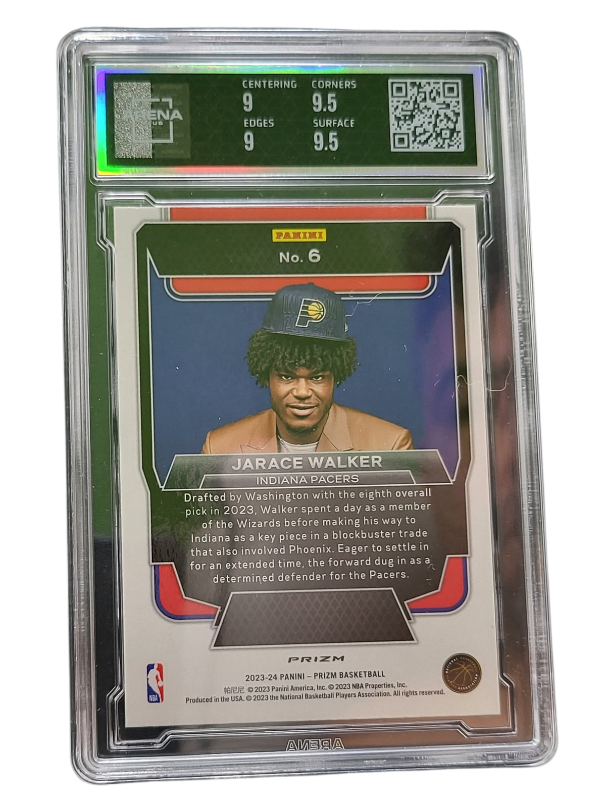 2023 Panini Prizm Luck of the Lottery Jarace Walker #6 Silver