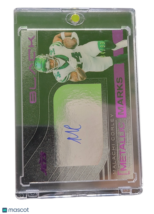 2025 Panini Black Metallic Marks Malachi Corley #MMK-MCY 84/99